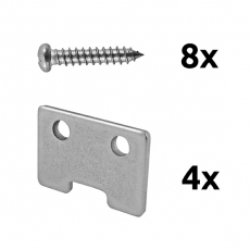 Spojovací materiál k hliníkové příčce / lamele