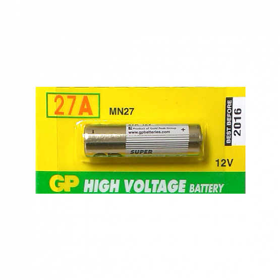 Alkalická baterie speciální GP 27A 12V, 20mAh