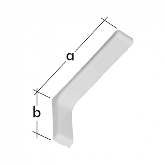 Konzola s plastovým krytem 115x78mm