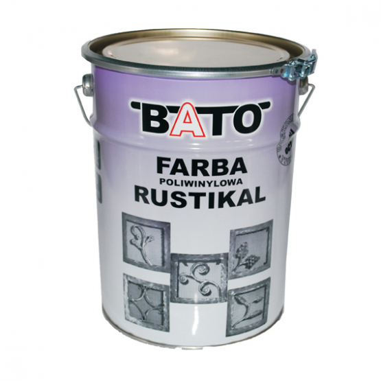 Barva polyvinylová, grafit RUSTICAL 6,3kg (5L)